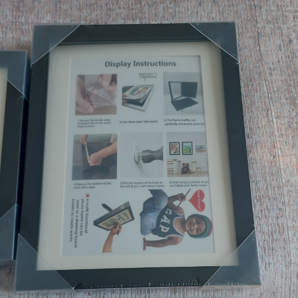 Black Art/Photo Frames - Set of 2